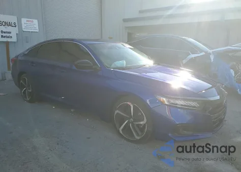 2022 Honda Accord Sport Se из США, поврежденный, VIN 1HGCV1F43NA056743